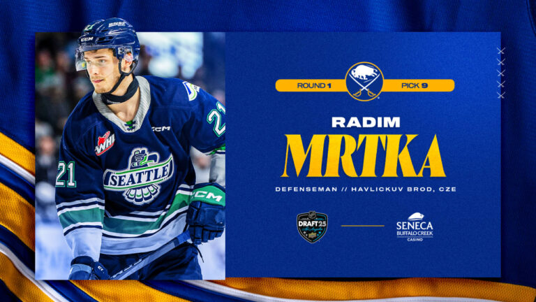 Sabres Select Mrtka with 9th Pick: Inside the NHL Draft Choice