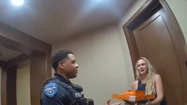 Viral Video: Cops Deliver Pizza After Driver's Arrest—Heartwarming Moment
