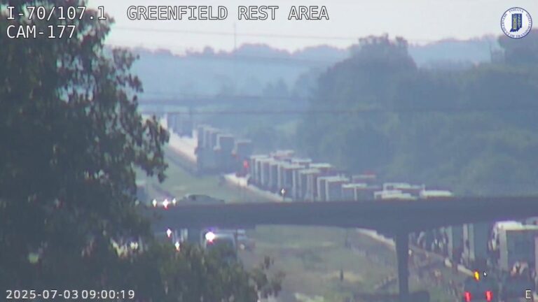 Eastbound I-70 Near Greenfield Reopens After 5-Hour Closure