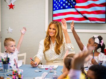 Melania Trump Visits Children's Hospital for Heartwarming Independence Day Event
