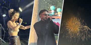 JoJo & Álvaro Díaz Perform with Fireworks Over Philly Night Scene
