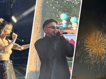 JoJo & Álvaro Díaz Perform with Fireworks Over Philly Night Scene