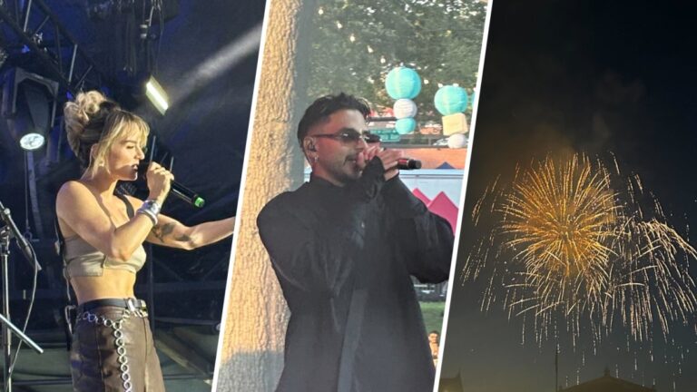 JoJo & Álvaro Díaz Perform with Fireworks Over Philly Night Scene