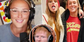 Kylie Kelce’s Rare Comment on Taylor Swift in Ed Sheeran Interview