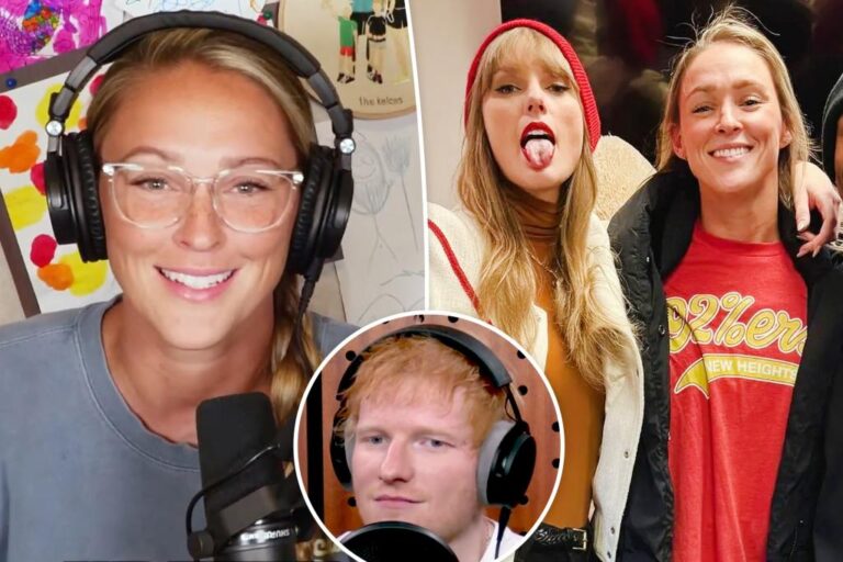Kylie Kelce’s Rare Comment on Taylor Swift in Ed Sheeran Interview