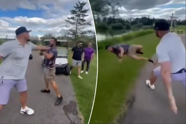 Golfer Fight Gone Wild: Shocking Pond Toss Caught on Video